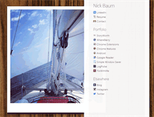 Tablet Screenshot of nickbaum.com